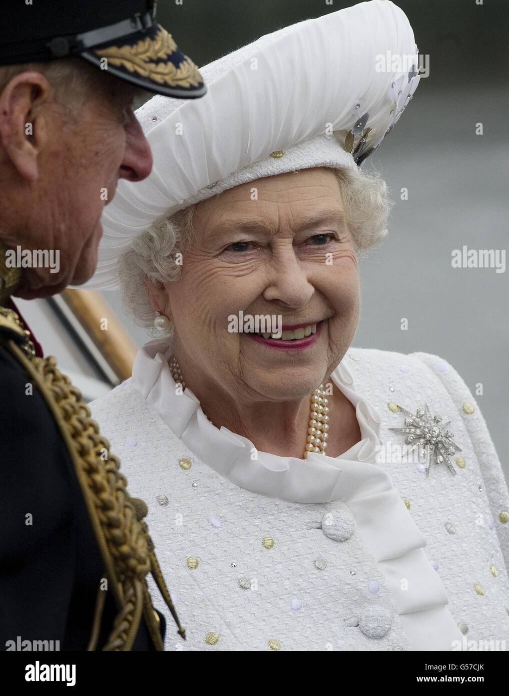 Diamond Jubilee celebrations Thames Pageant Stock Photo Alamy