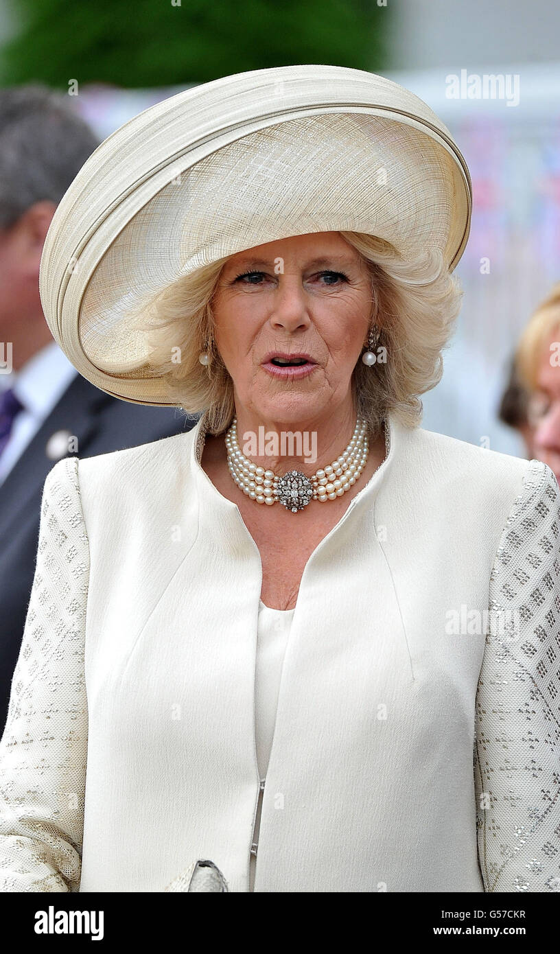 Diamond Jubilee celebrations Thames Pageant Stock Photo Alamy