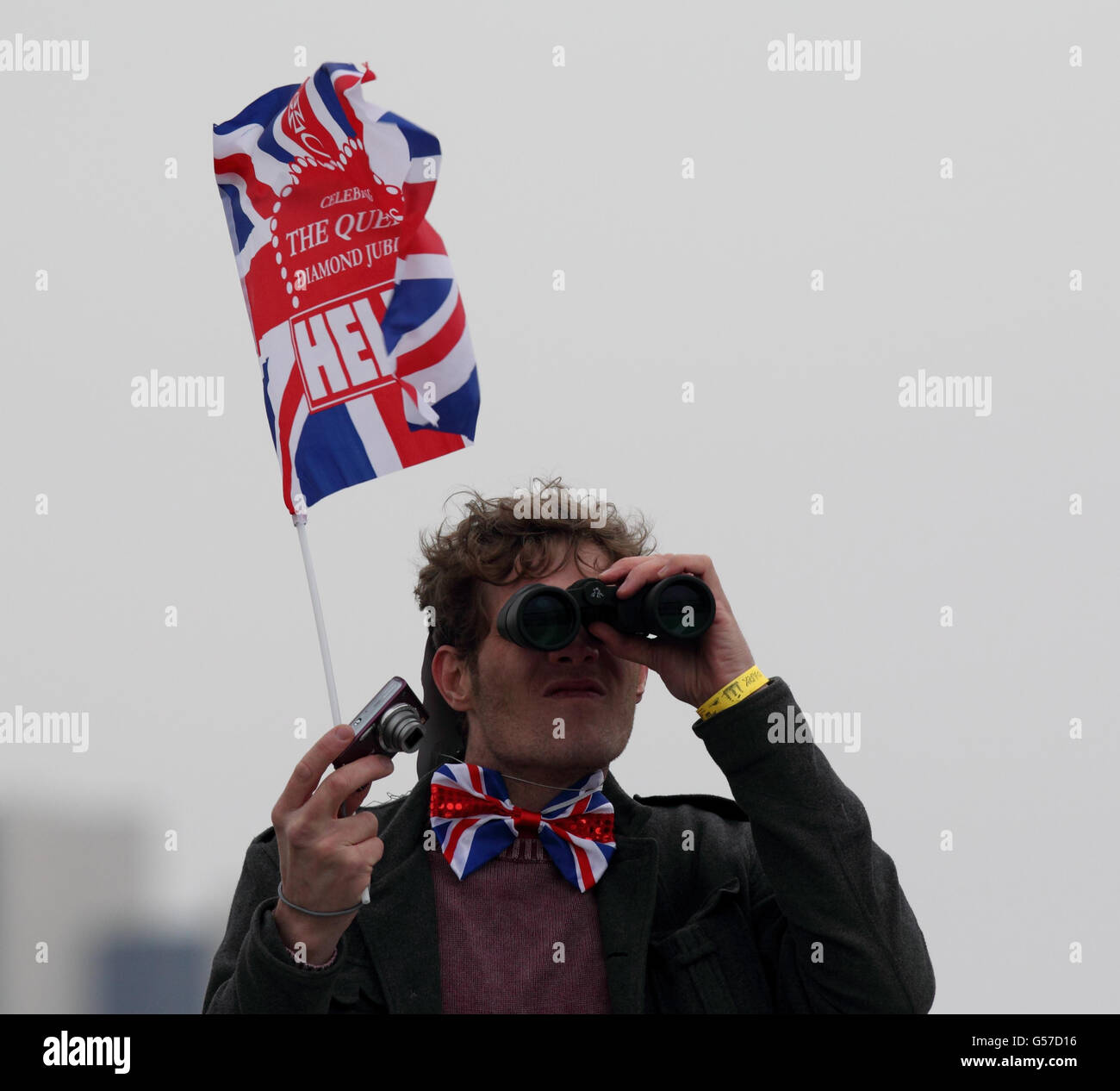 Diamond Jubilee celebrations Thames Pageant Stock Photo Alamy