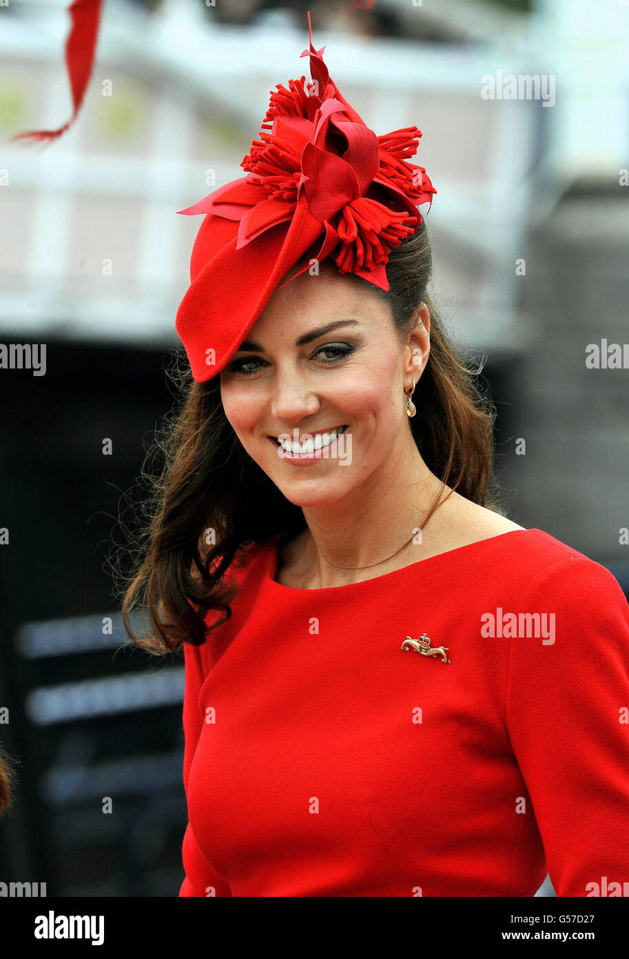 Diamond Jubilee celebrations Thames Pageant Stock Photo Alamy