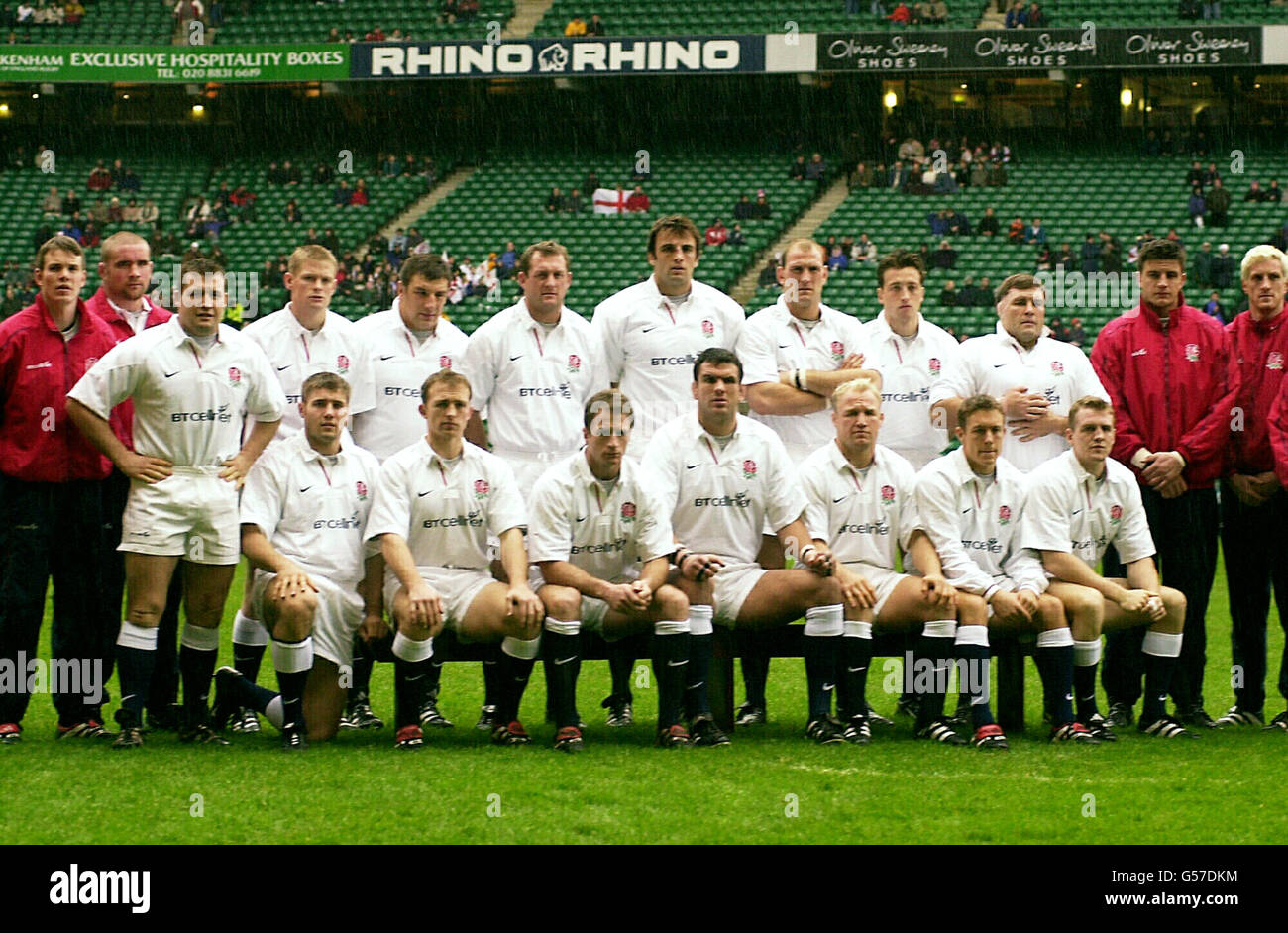 England Rugbt Team England rugby union squad hi-res stock photography and images - Alamy