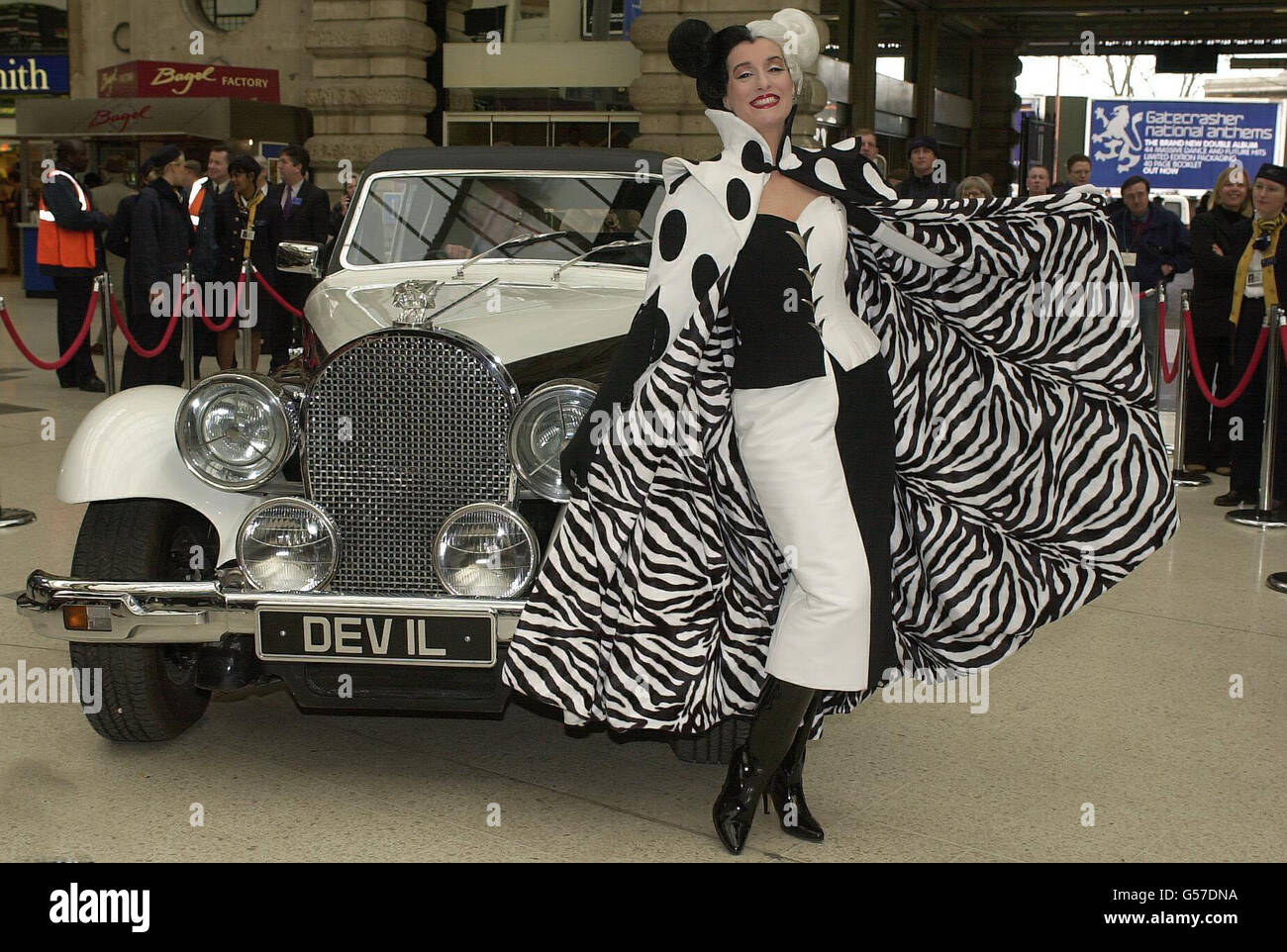 102 Dalmatians Cruella DeVil Stock Photo