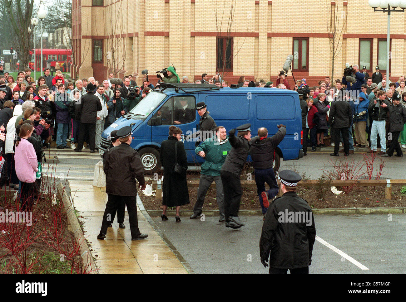 Assault on Bulger killer Stock Photo