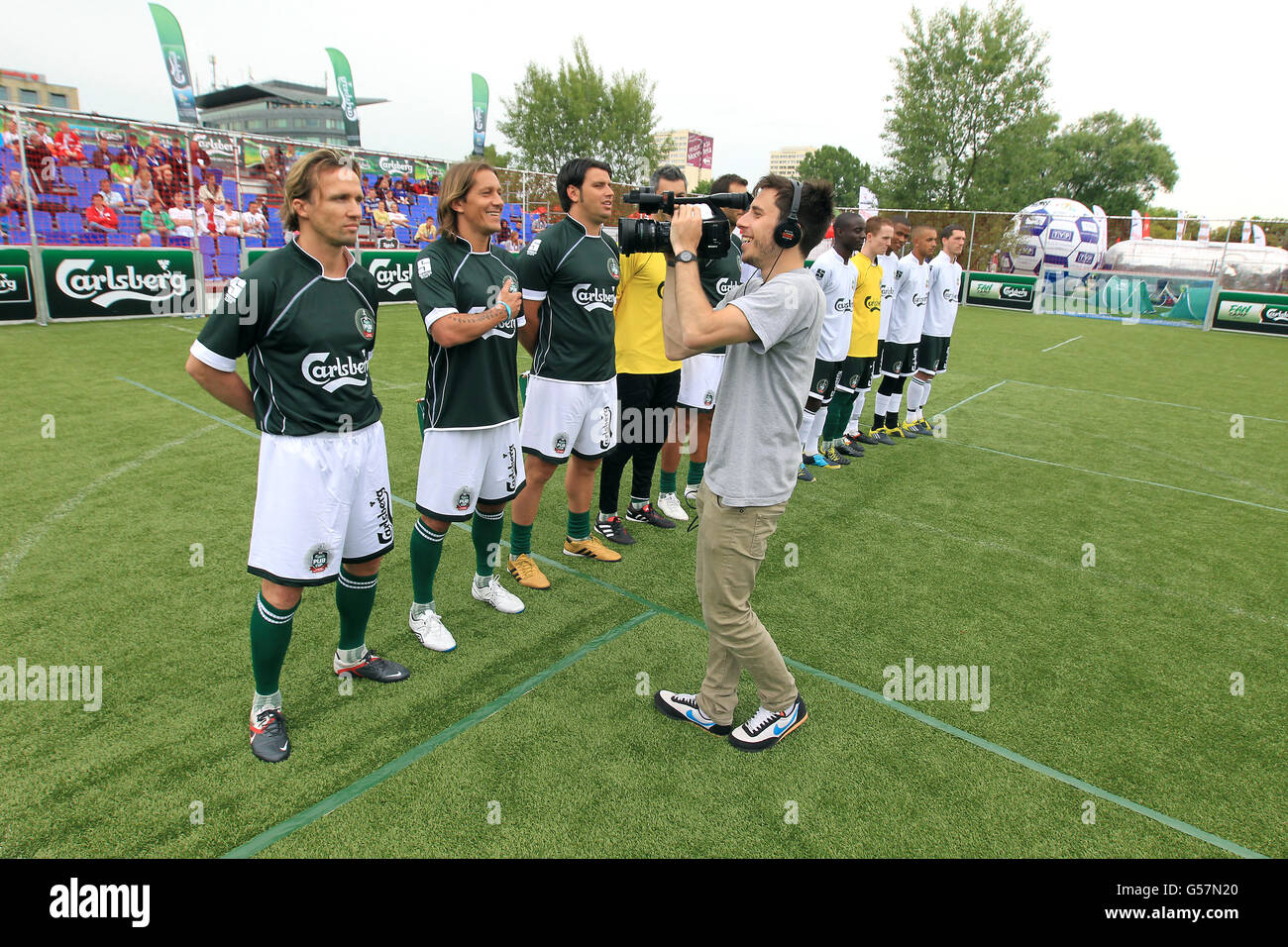 Soccer - Carlsberg Pub Cup Grand Final - Carlsberg Fan Camp - Warsaw Stock Photo