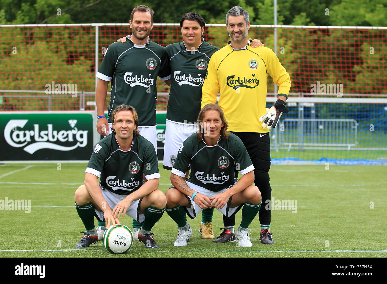 Soccer - Carlsberg Pub Cup Grand Final - Carlsberg Fan Camp - Warsaw Stock Photo