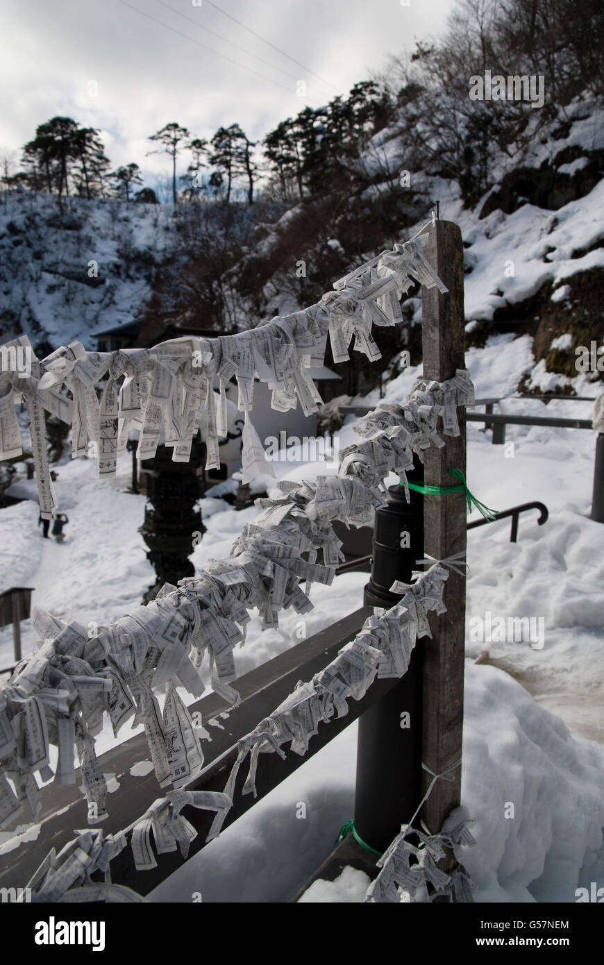 Yamadera (Yamagata prefecture, Japan) Stock Photo