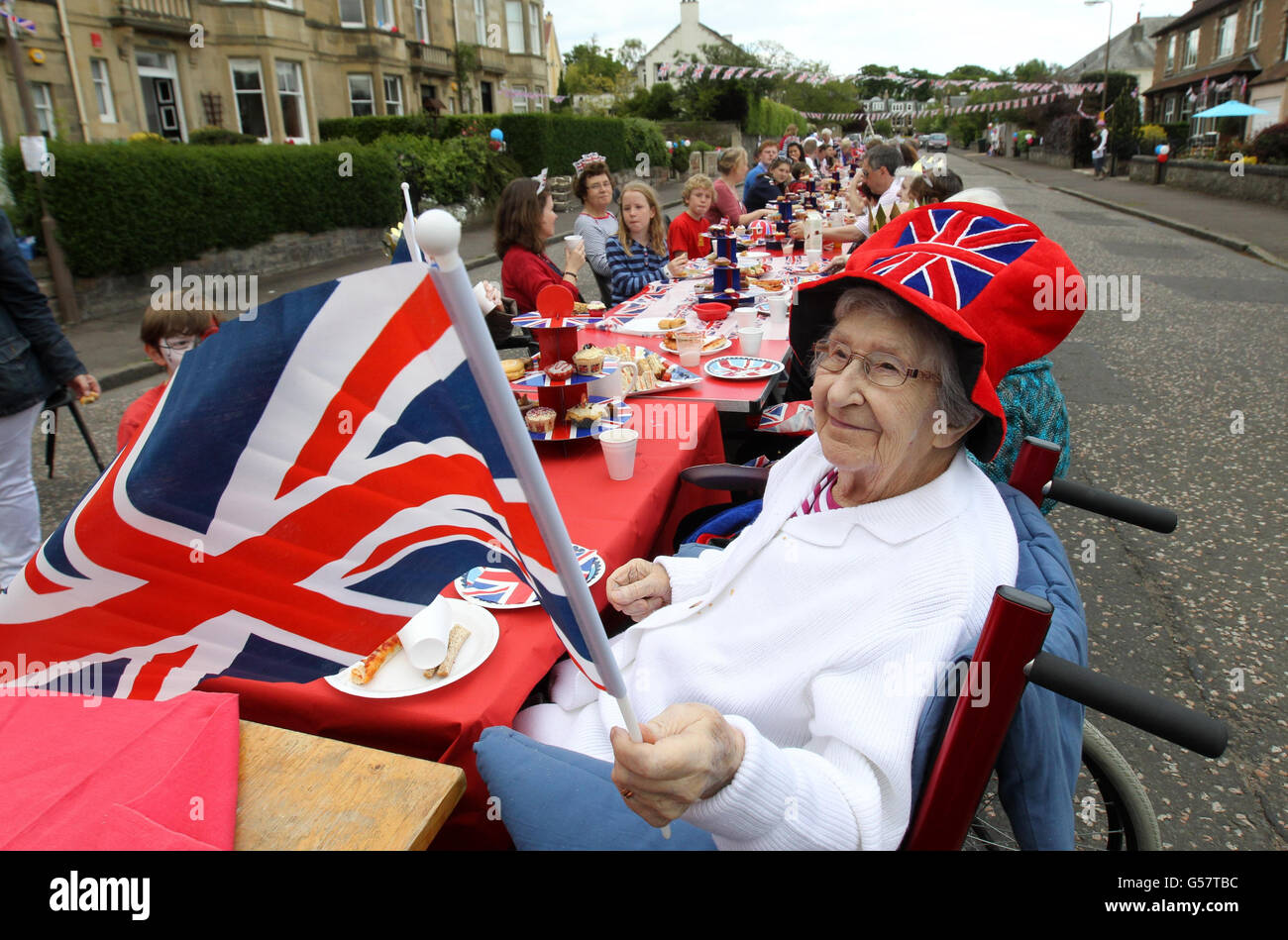 Diamond Jubilee celebrations Stock Photo Alamy
