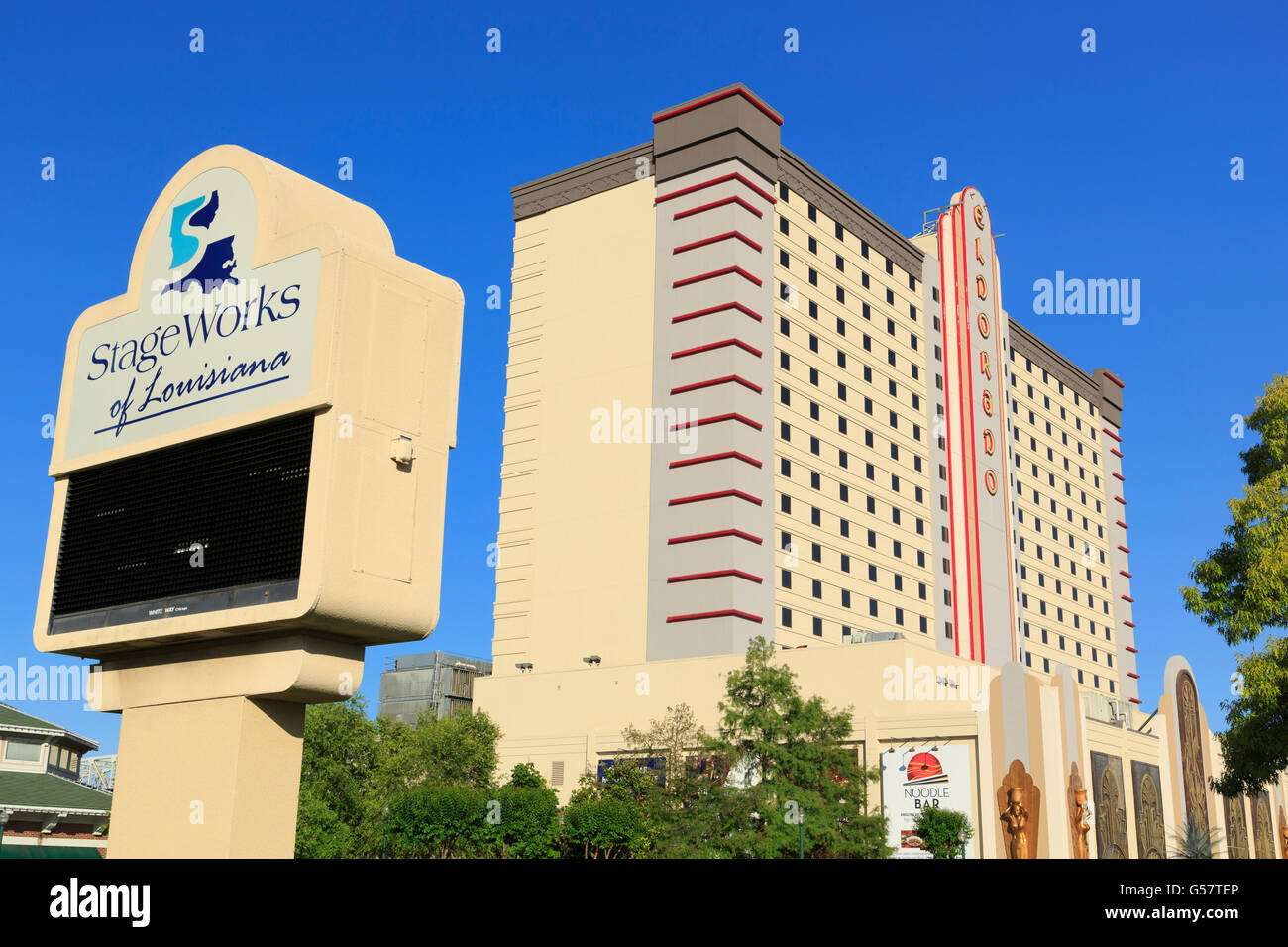 Eldorado Casino & Hotel, Shreveport, Louisiana, USA Stock Photo
