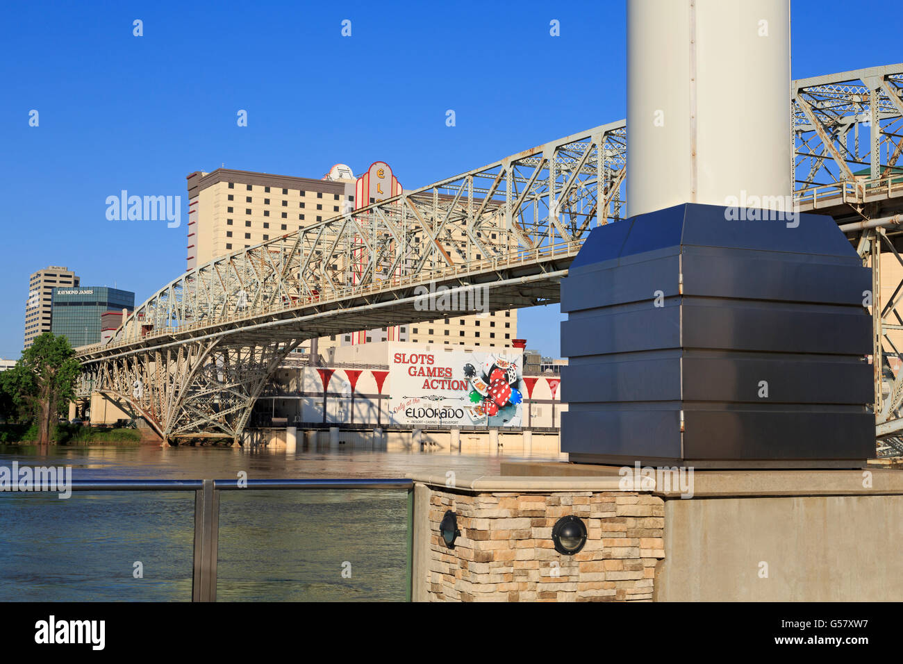 Eldorado Casino & Hotel, Shreveport, Louisiana, USA Stock Photo