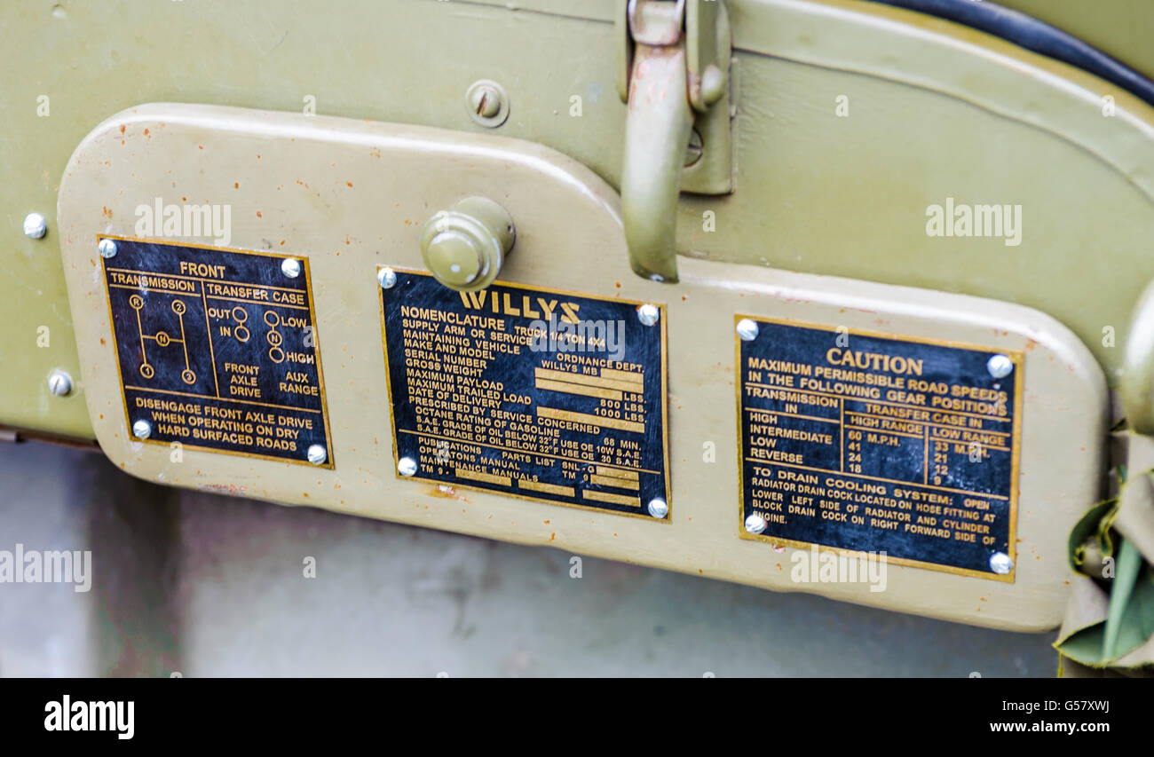 willys serial number identification