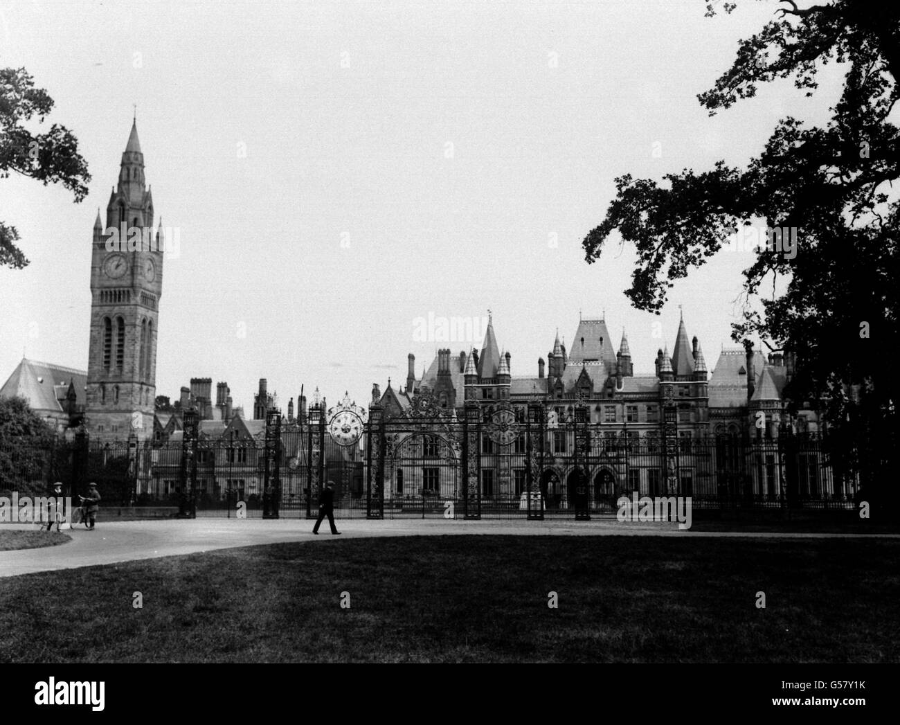 Eaton Hall, Cheshire, the palace of the Duke of Westminster. Stock Photo