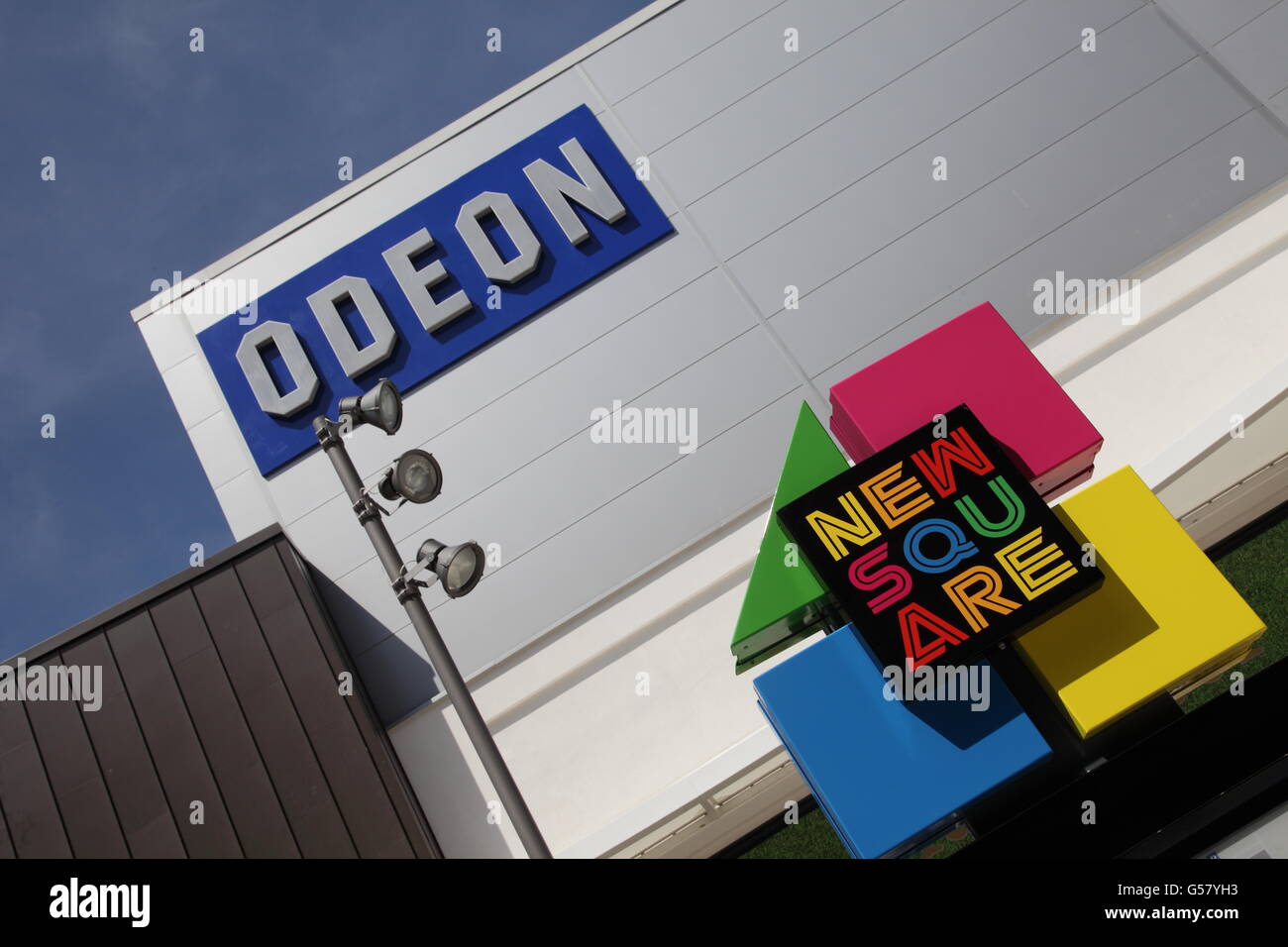 The Odeon Cinema in New Square shopping centre, West Bromwich, Stock Photo