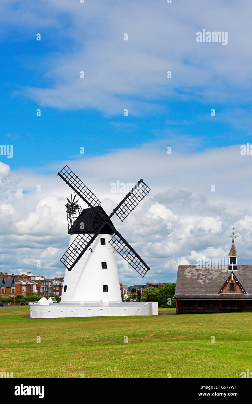 Lytham Windmill, Lytham St Annes, Lancashire, England UK Stock Photo