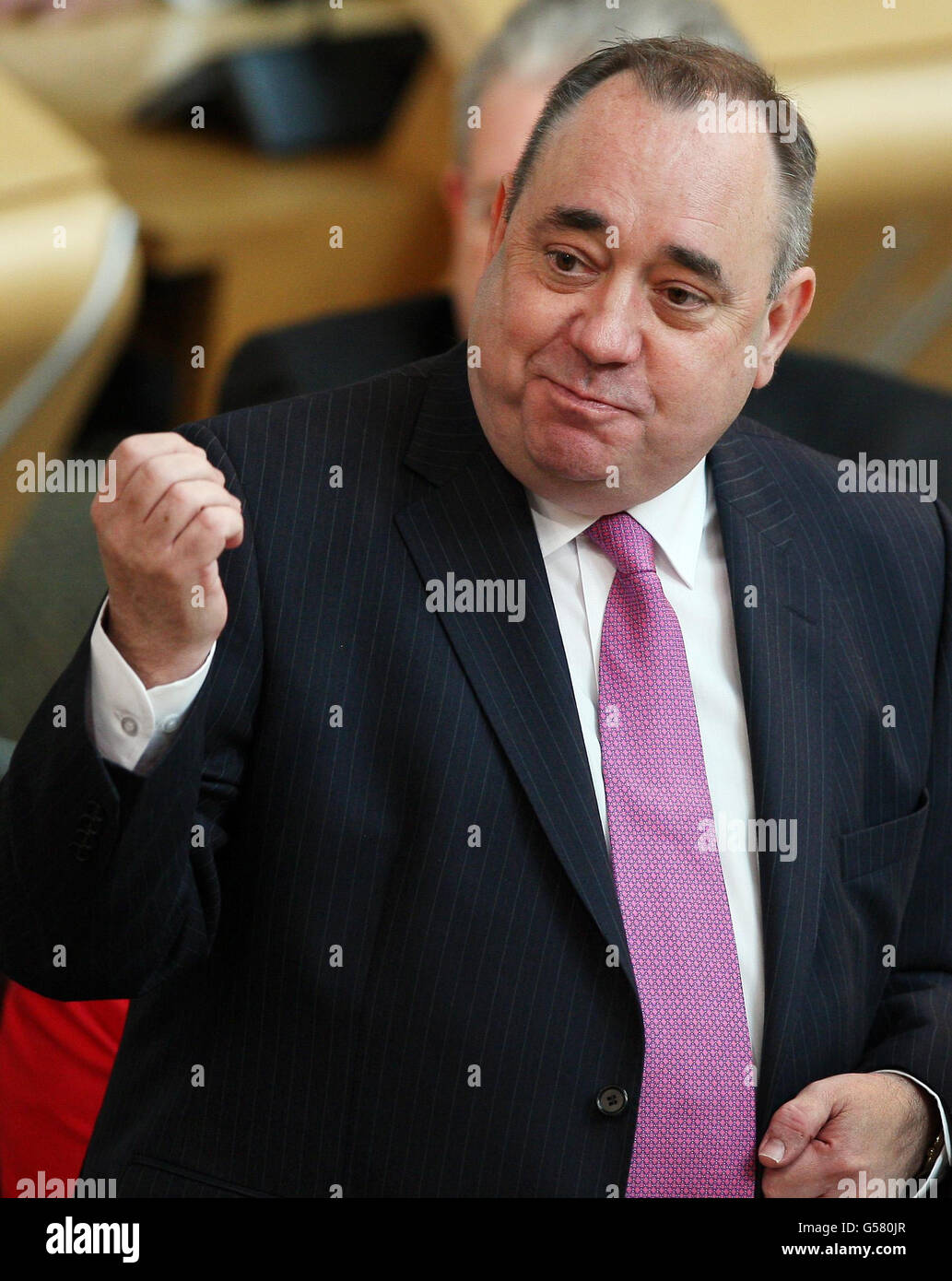 First Minister's questions Stock Photo - Alamy