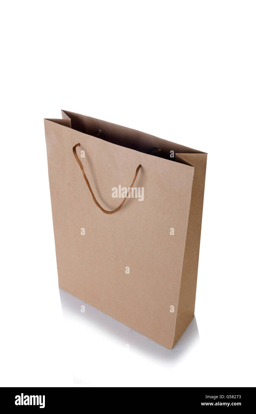 Shopping bag isolated on white background Stock Photo - Alamy