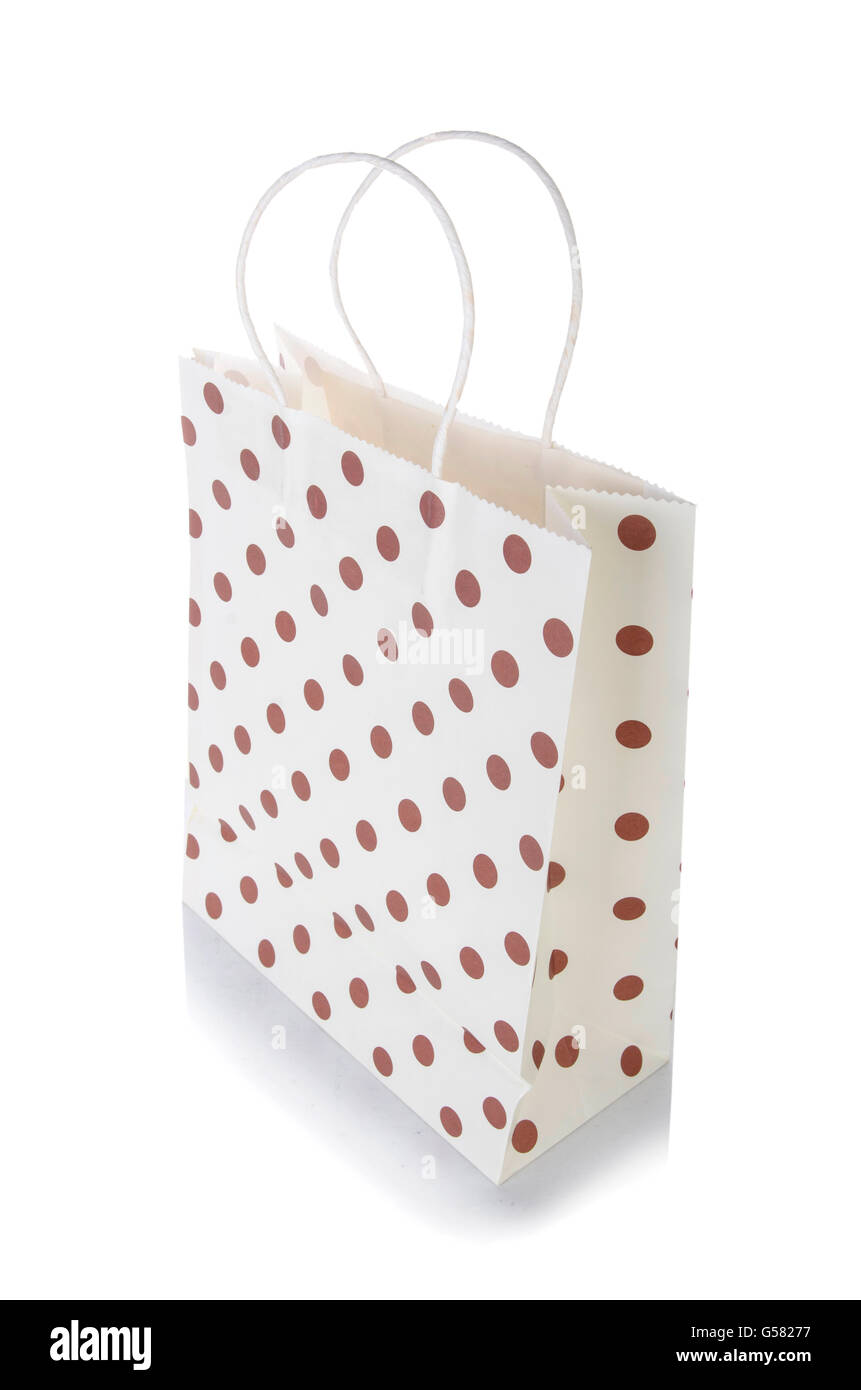 Shopping bag isolated on white background Stock Photo - Alamy