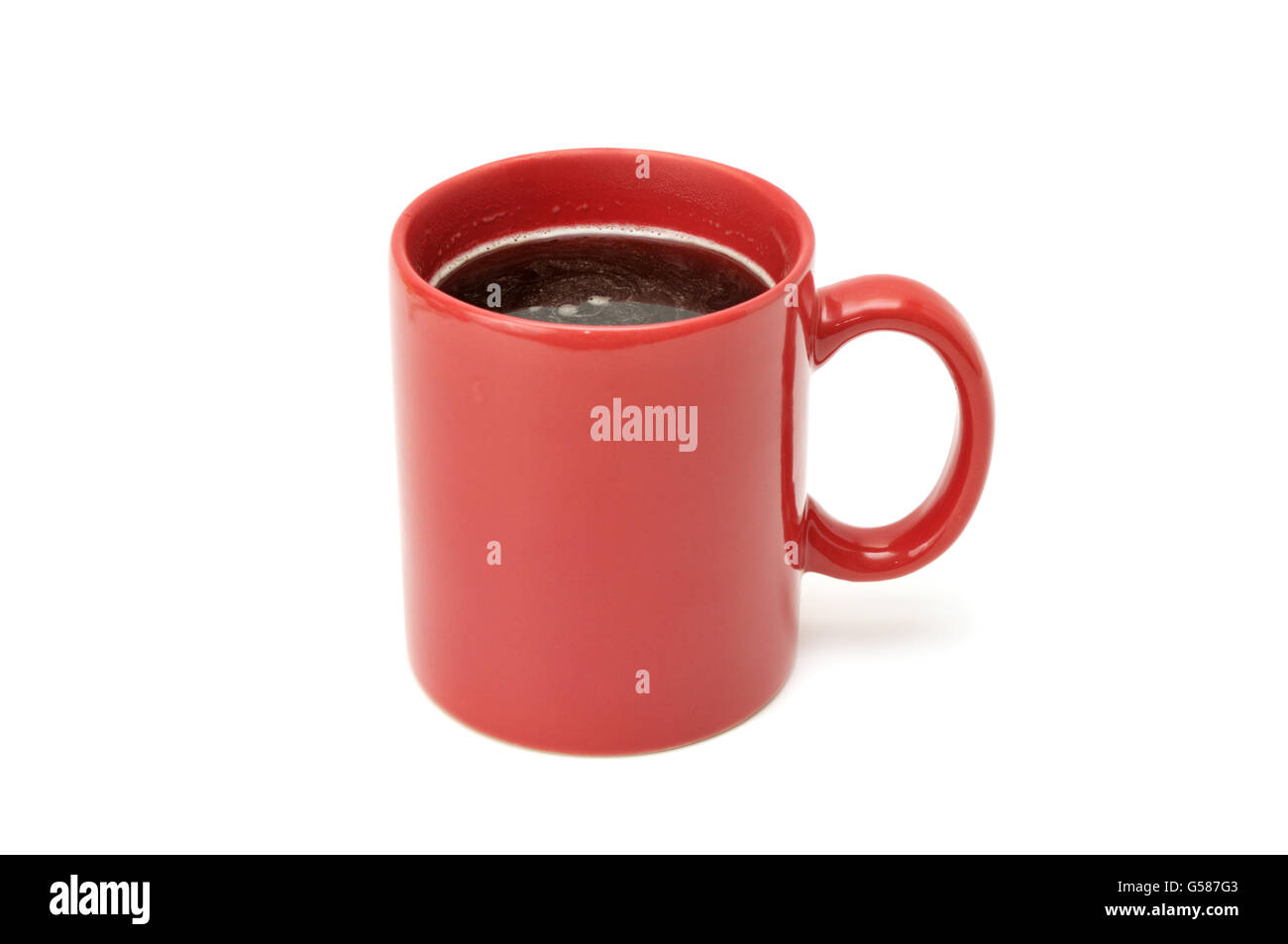 cup of coffee isolated on a white background Stock Photo - Alamy