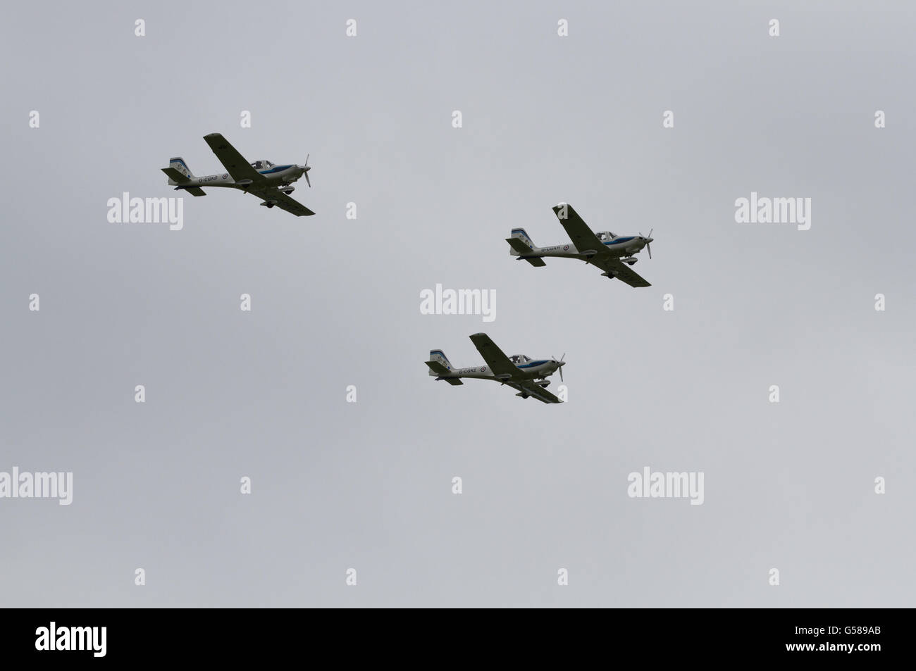 Formation Flying at Cosford Air Show Stock Photo