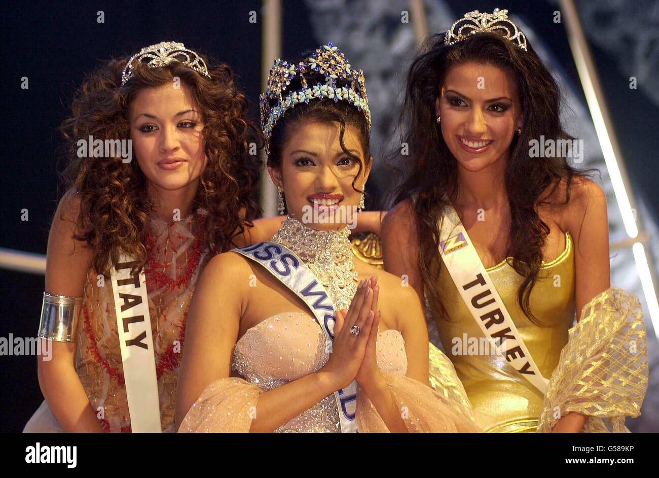 Miss World  Priyanka Chopra Stock Photo