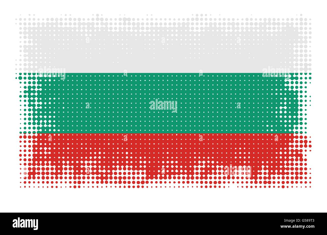 Bulgarian flag symbol halftone vector background illustration Stock Vector  Image & Art - Alamy