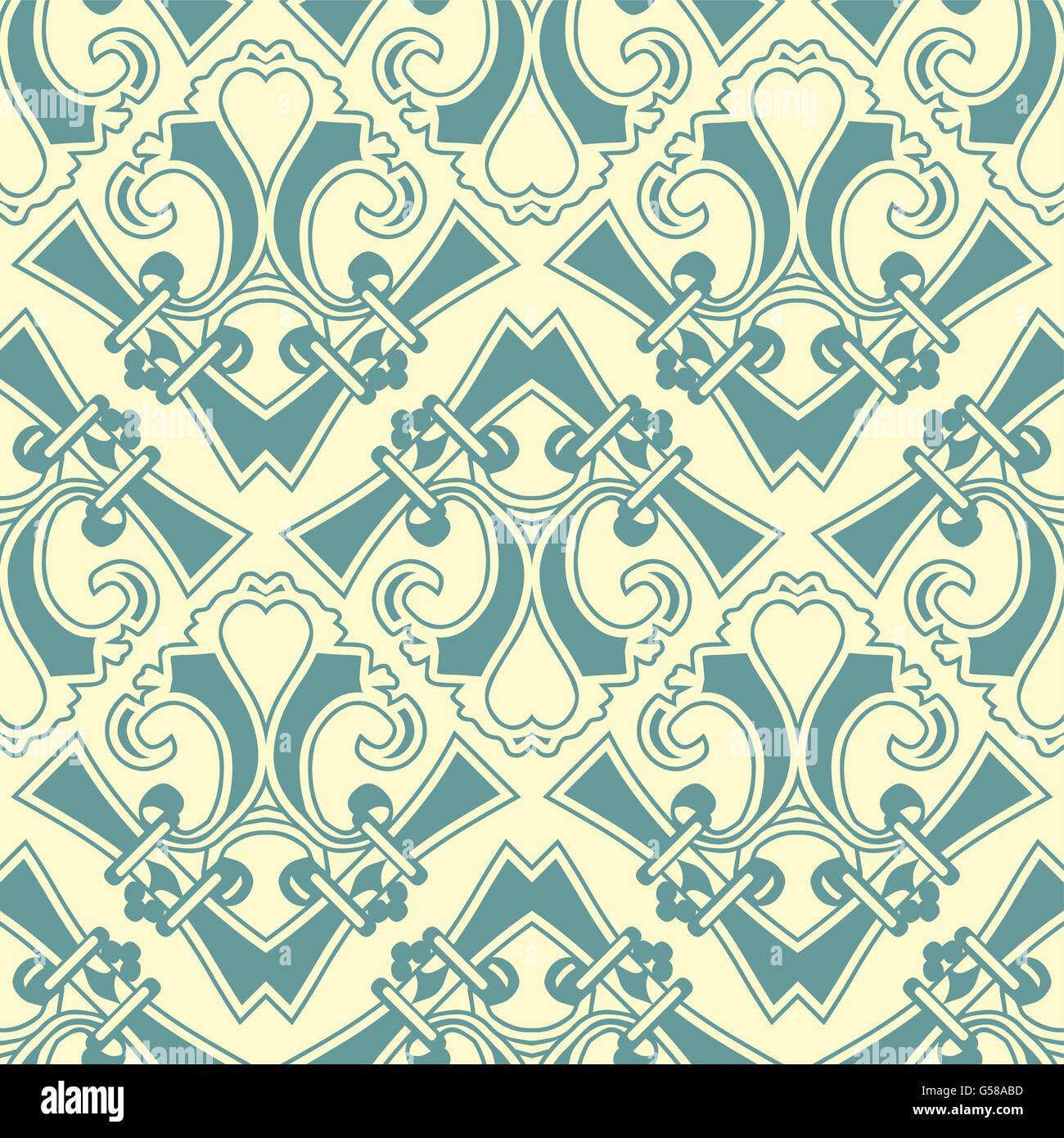 Vintage wallpaper pattern Stock Vector Images Alamy