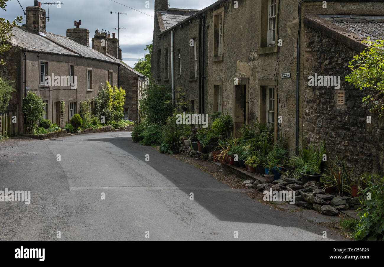 Gildersbank Clapham in the Yorkshire Dales Stock Photo