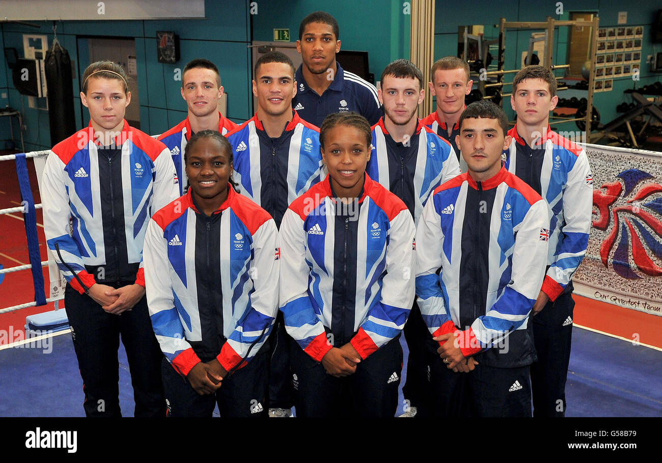 Team gb olympics boxing team announcement hires stock photography and