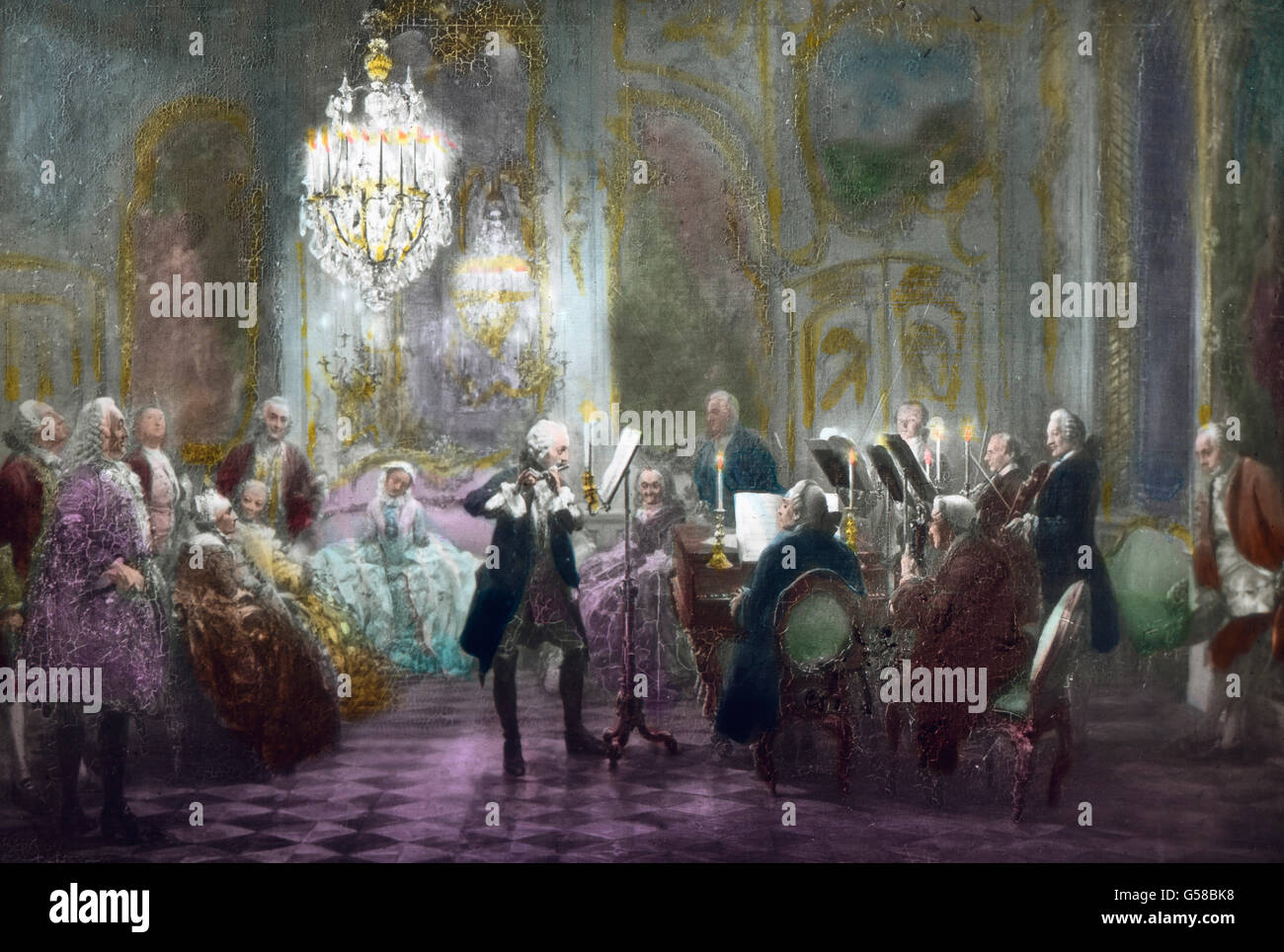 The flute concert of sanssouci hires stock photography and images Alamy
