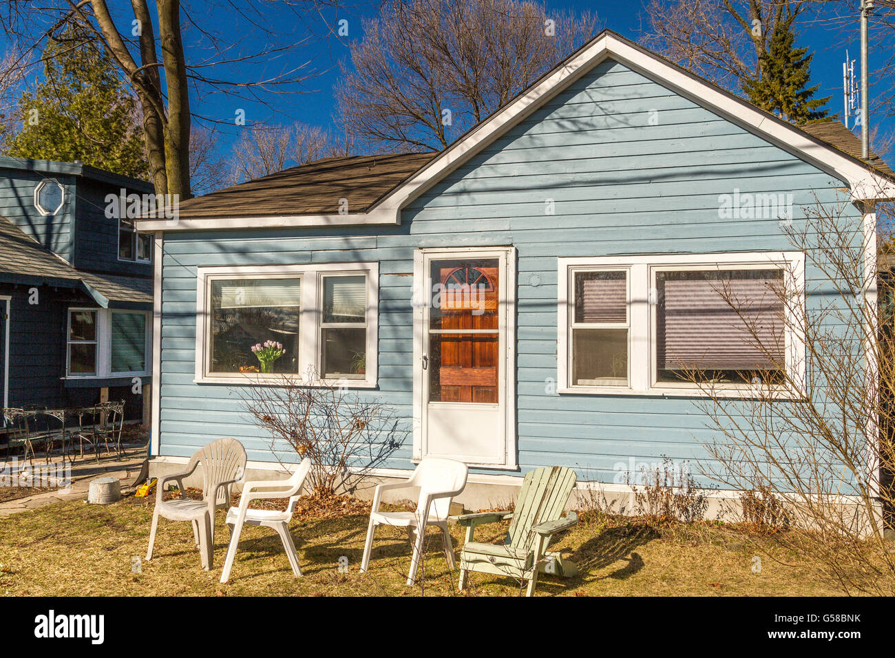 House On Toronto Island , Toronto Ontario Stock Photo Alamy