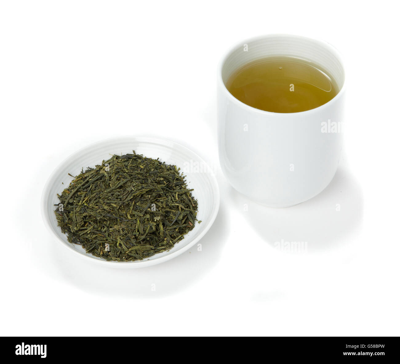 Green Tea, natures natural detox served simply. Stock Photo