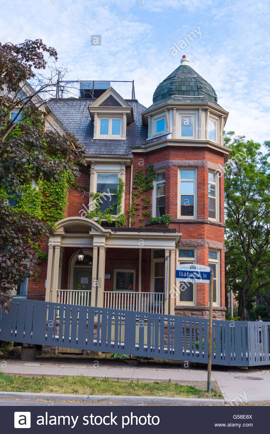 Toronto Canada Old Victorian Architecture Buildings In The