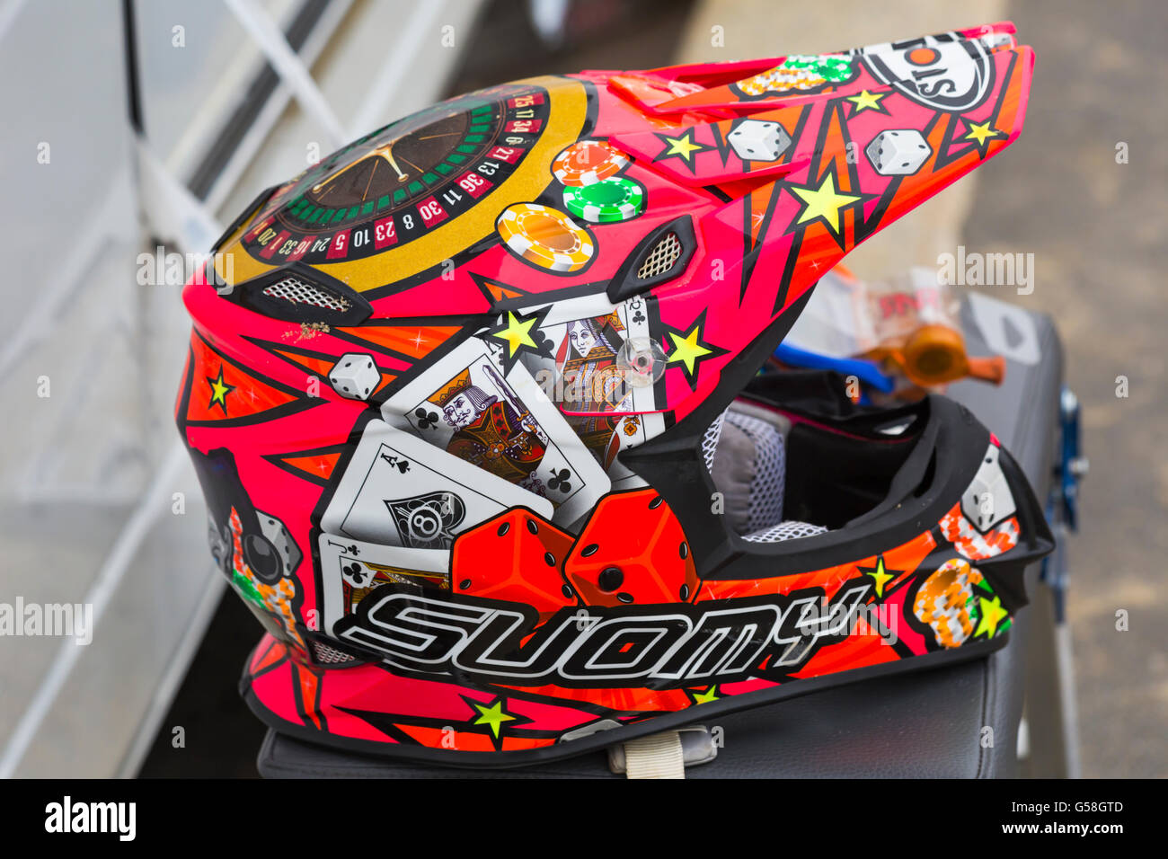 Colourful motorbike helmets discount