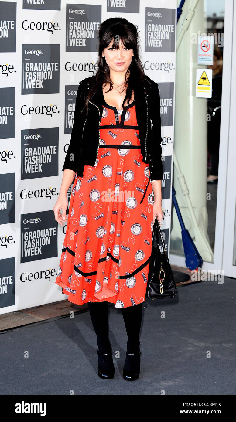 Daisy Lowe arriving at the Graduate Fashion Week Gala and Awards Show