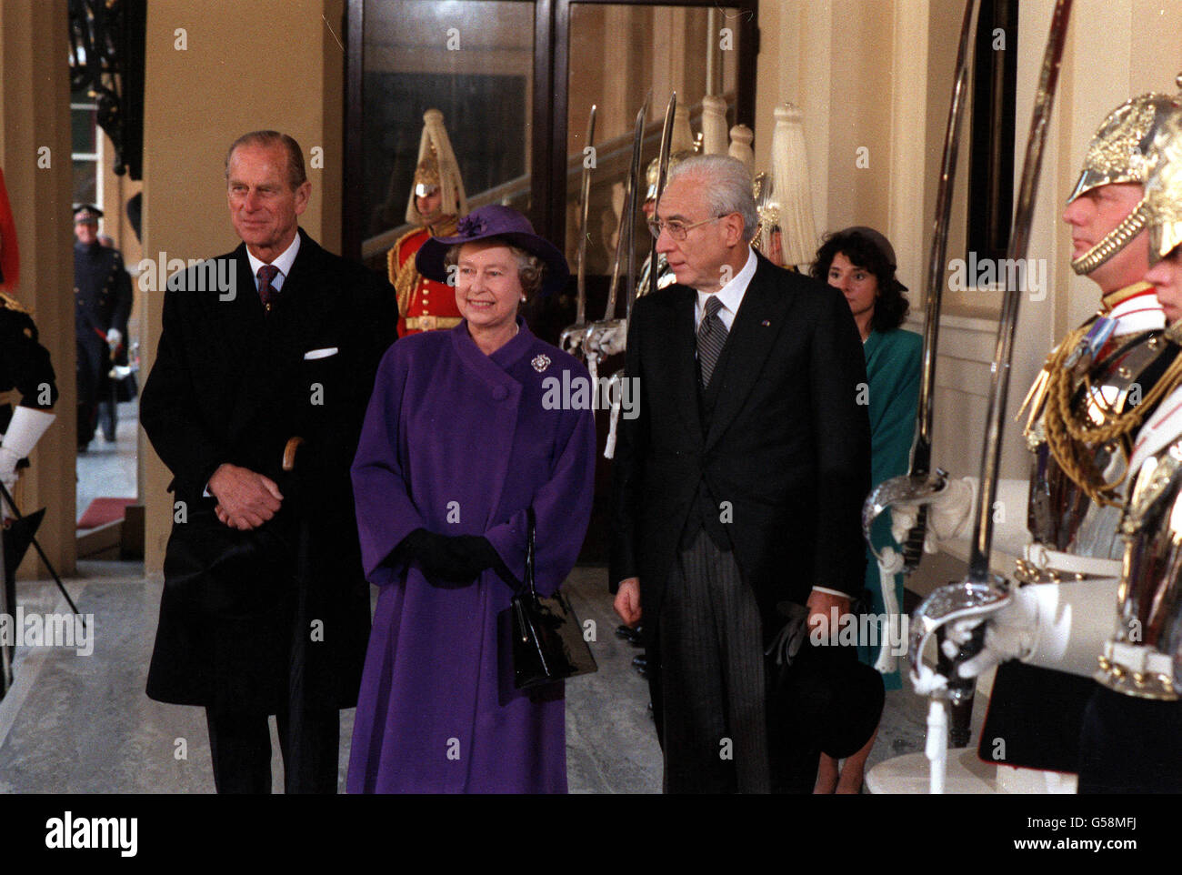 Politics - State Visit of President Cossiga of Italy - Buckingham Palace, London Stock Photo
