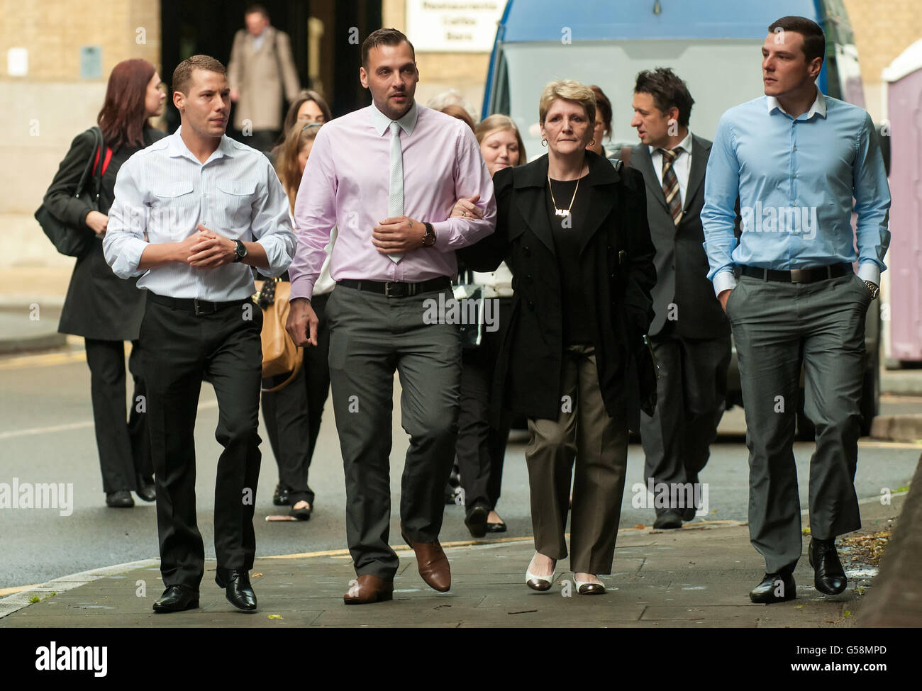 Ian Tomlinson death Stock Photo Alamy