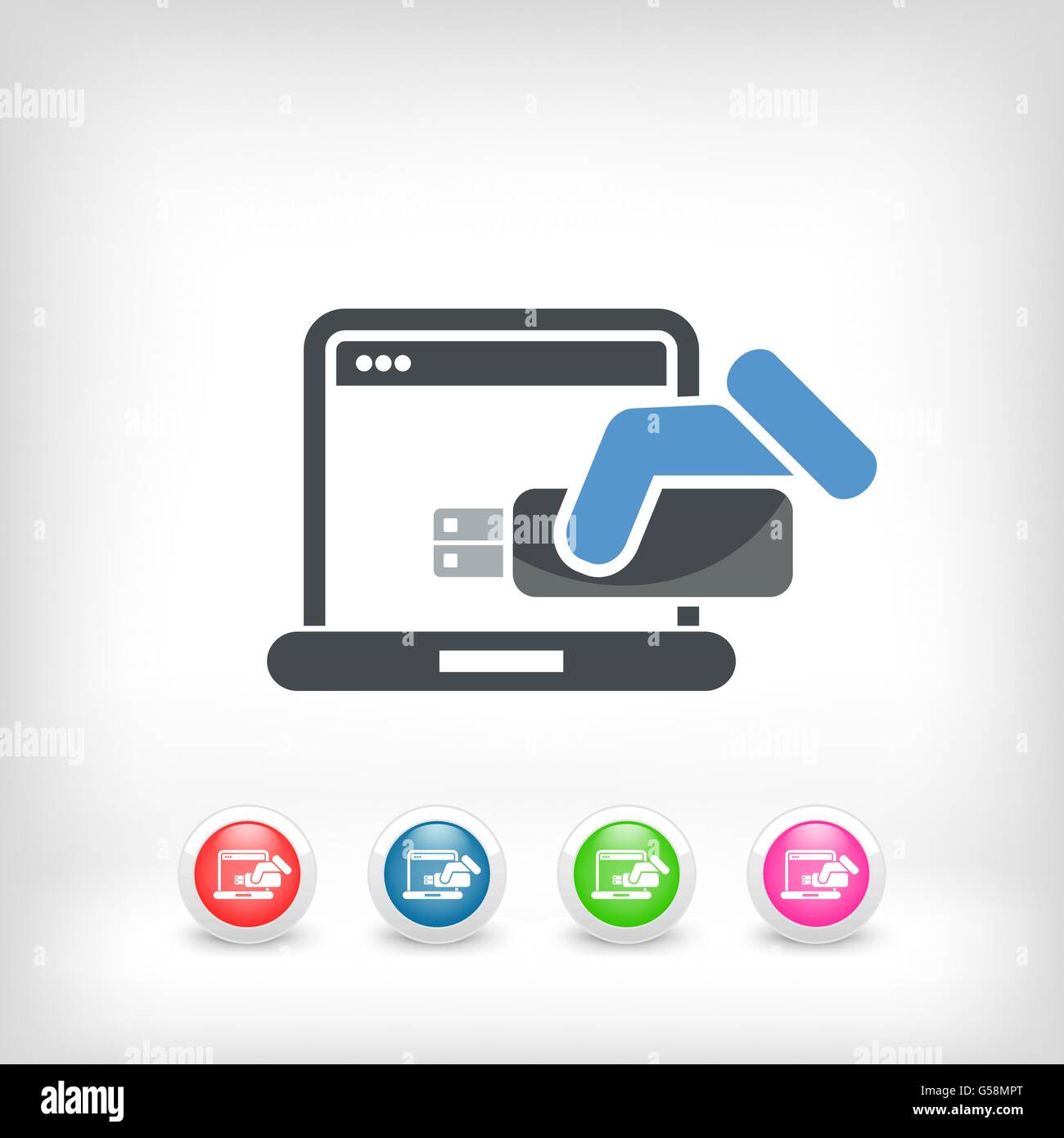 Usb computer icon Stock Vector Image & Art - Alamy