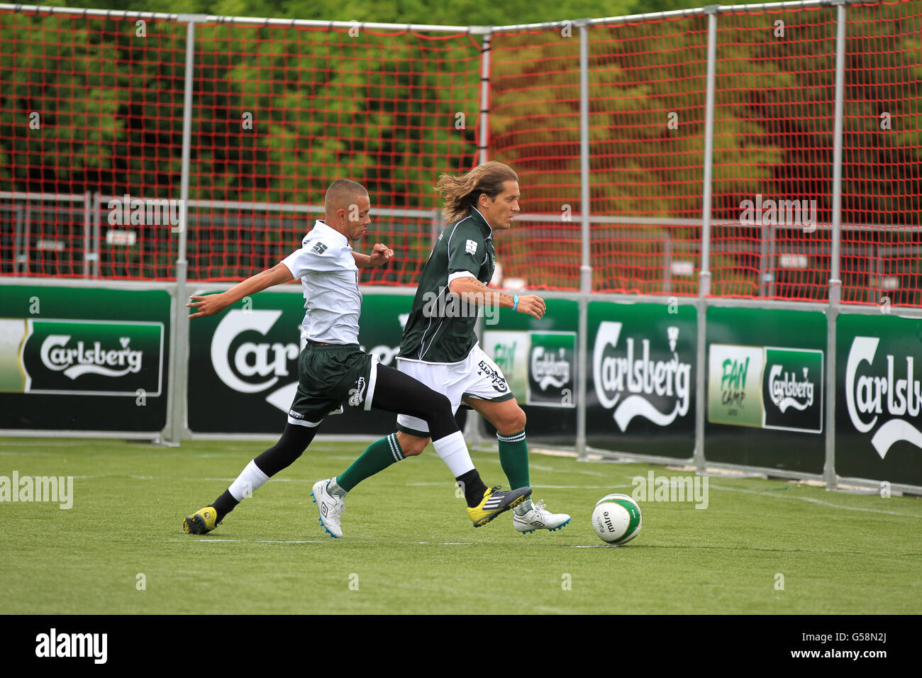 Soccer - Carlsberg Pub Cup Grand Final - Carlsberg Fan Camp - Warsaw Stock Photo