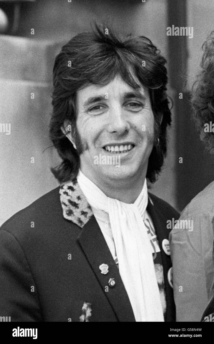 Brian Hibbard, member of the Flying Pickets, pictured in London. As ...
