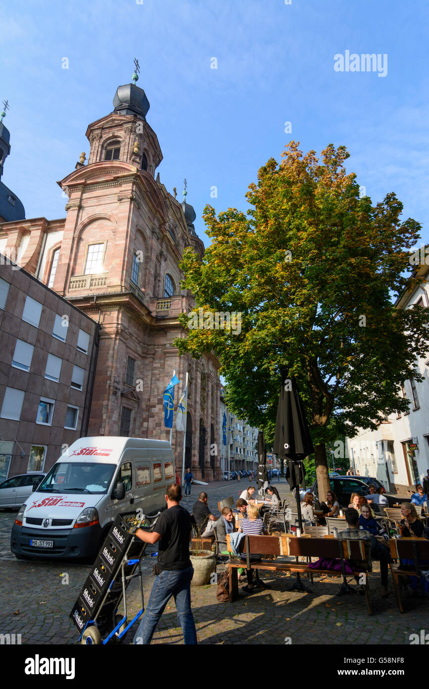 Jesuit Church, Mannheim, Germany, Baden-Württemberg, Kurpfalz Stock Photo