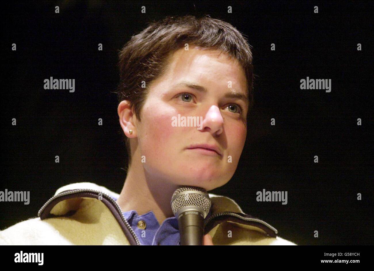 Race finish MacArthur Stock Photo Alamy