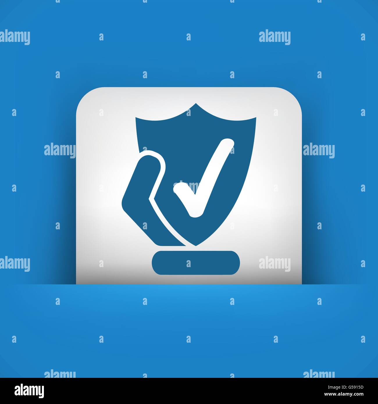 Protection shield icon Stock Vector Image & Art - Alamy