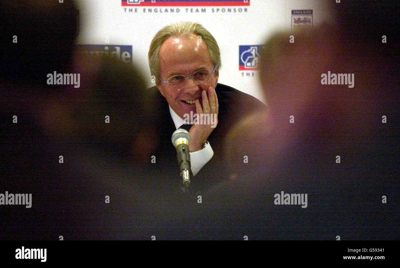 Sven-Goran England squad Stock Photo - Alamy