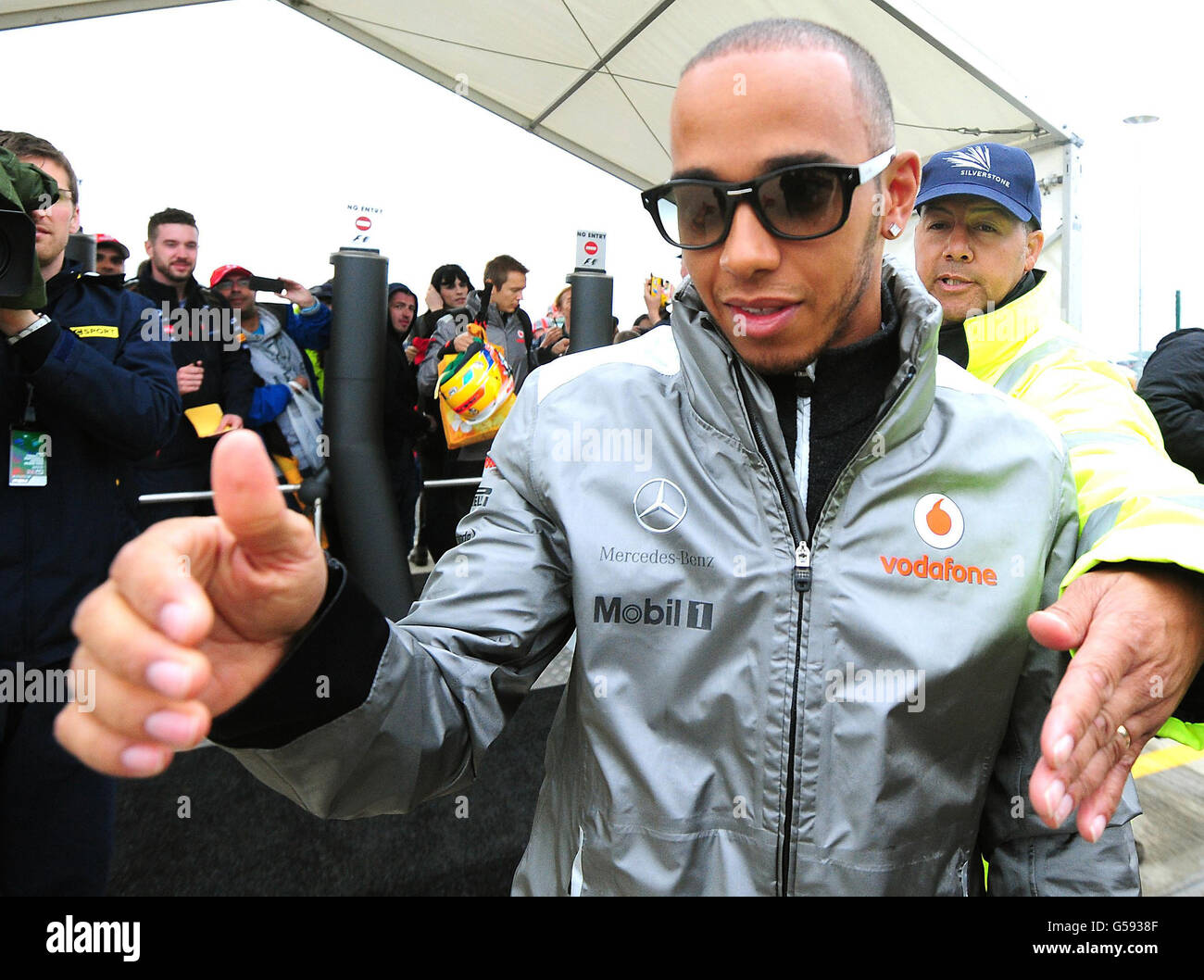 Lewis hamilton vodaphone hi-res stock photography and images - Alamy