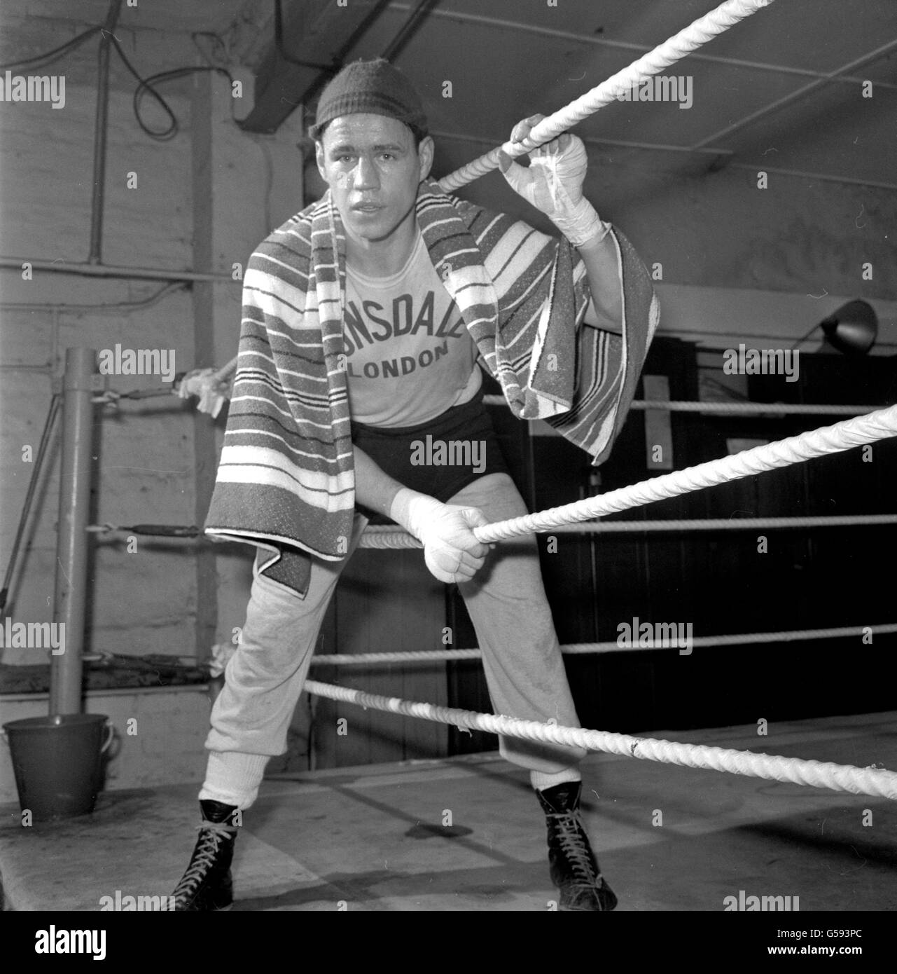 Boxing - Cruiserweight - Terry Downes v Rudolf Nehring - Downes Training - London Stock Photo