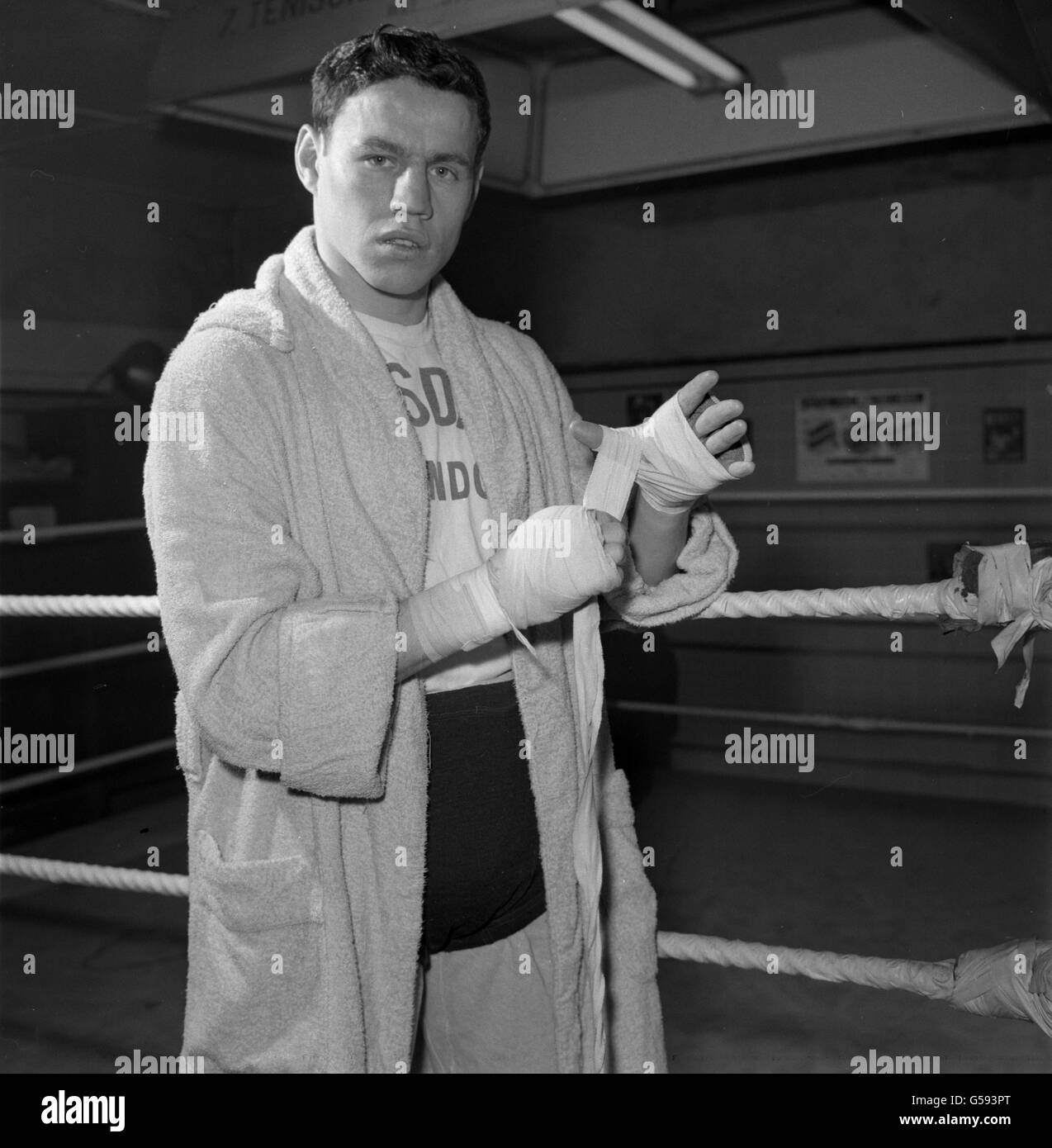 Boxing - Cruiserweight - Terry Downes v Rudolf Nehring - Downes Training - London Stock Photo