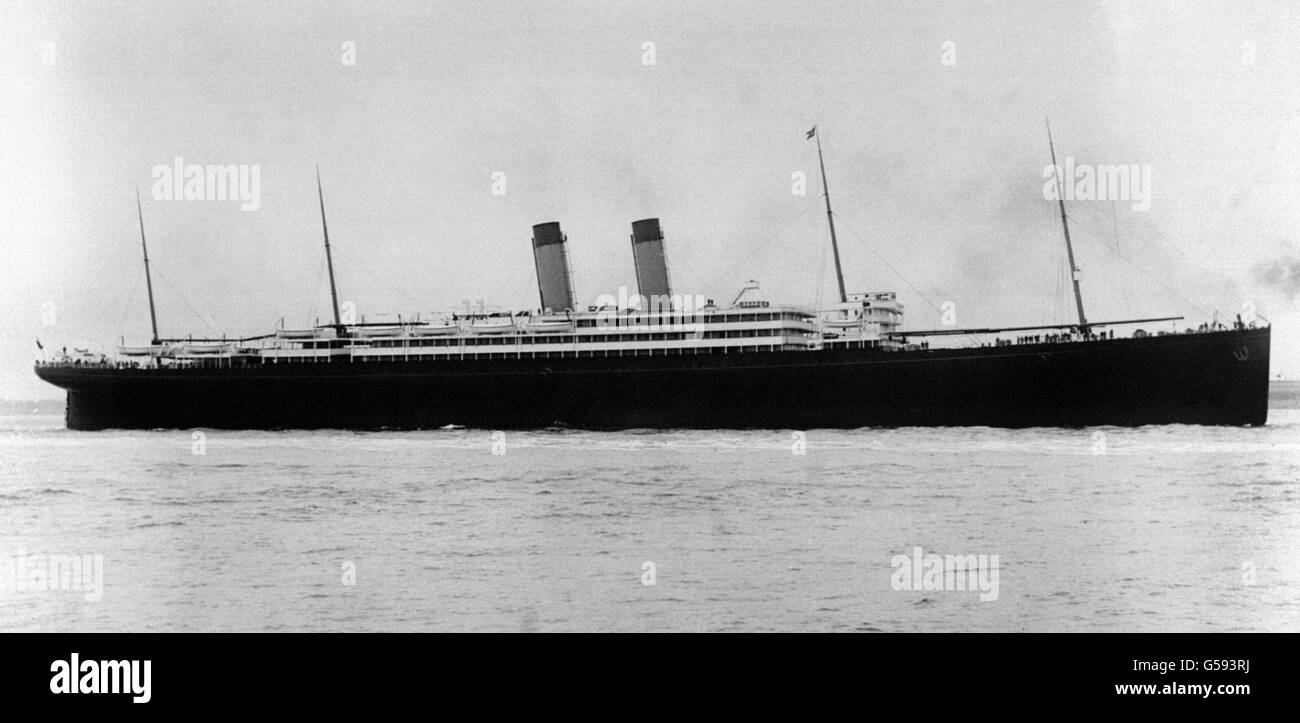 SS 'BALTIC': TITANIC DISASTER 1912 Stock Photo