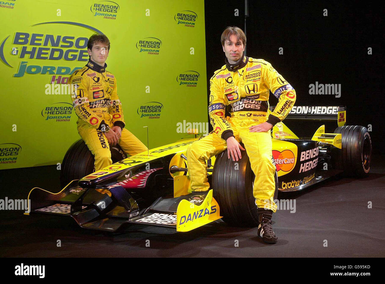 Jordan team Formula 1 car launch Stock Photo - Alamy