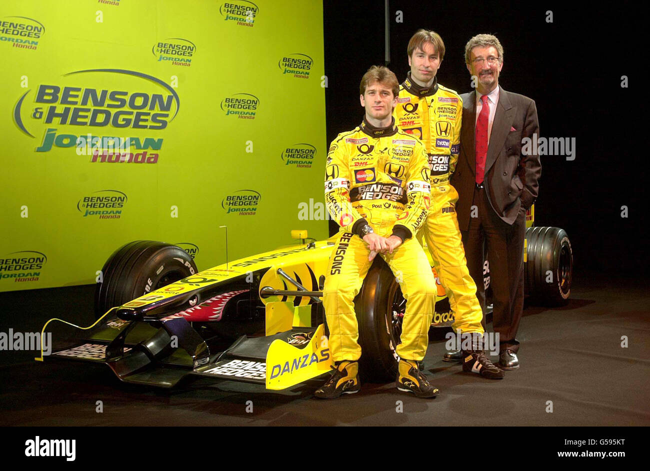 Jordan team new F1 car Stock Photo - Alamy