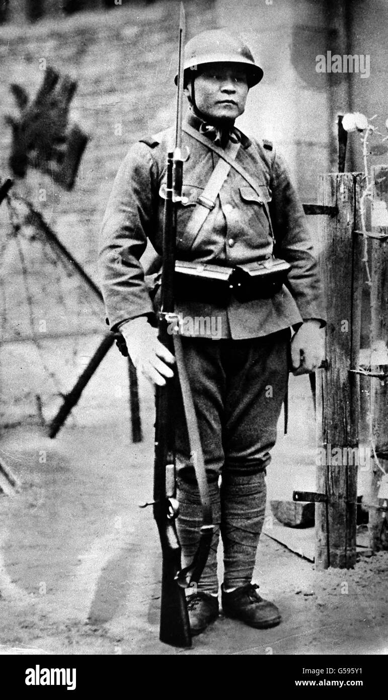THE JAPANESE IN CHINA : c1937 Stock Photo - Alamy