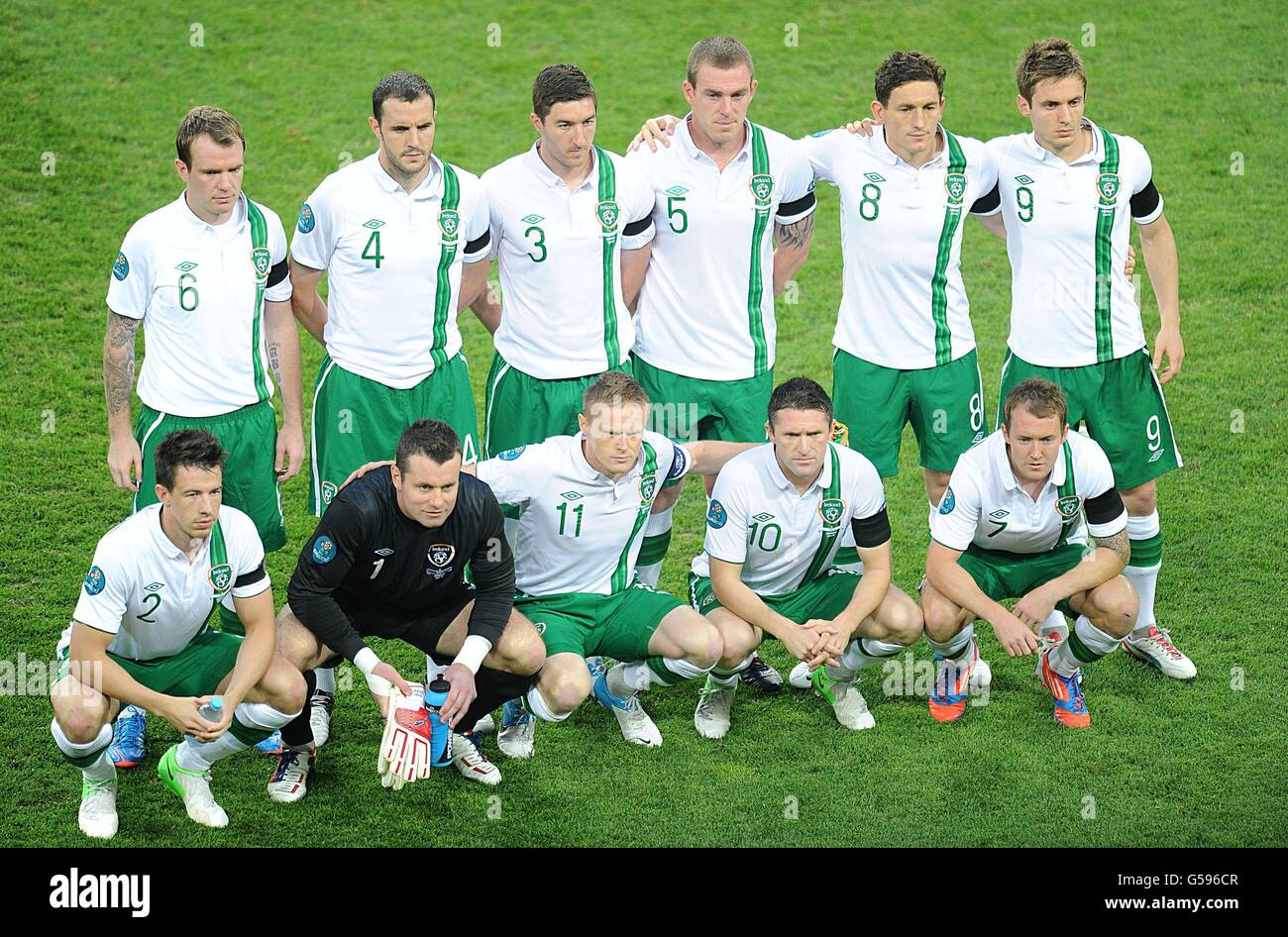Keith andrews kevin doyle front row left right sean st ledger hires